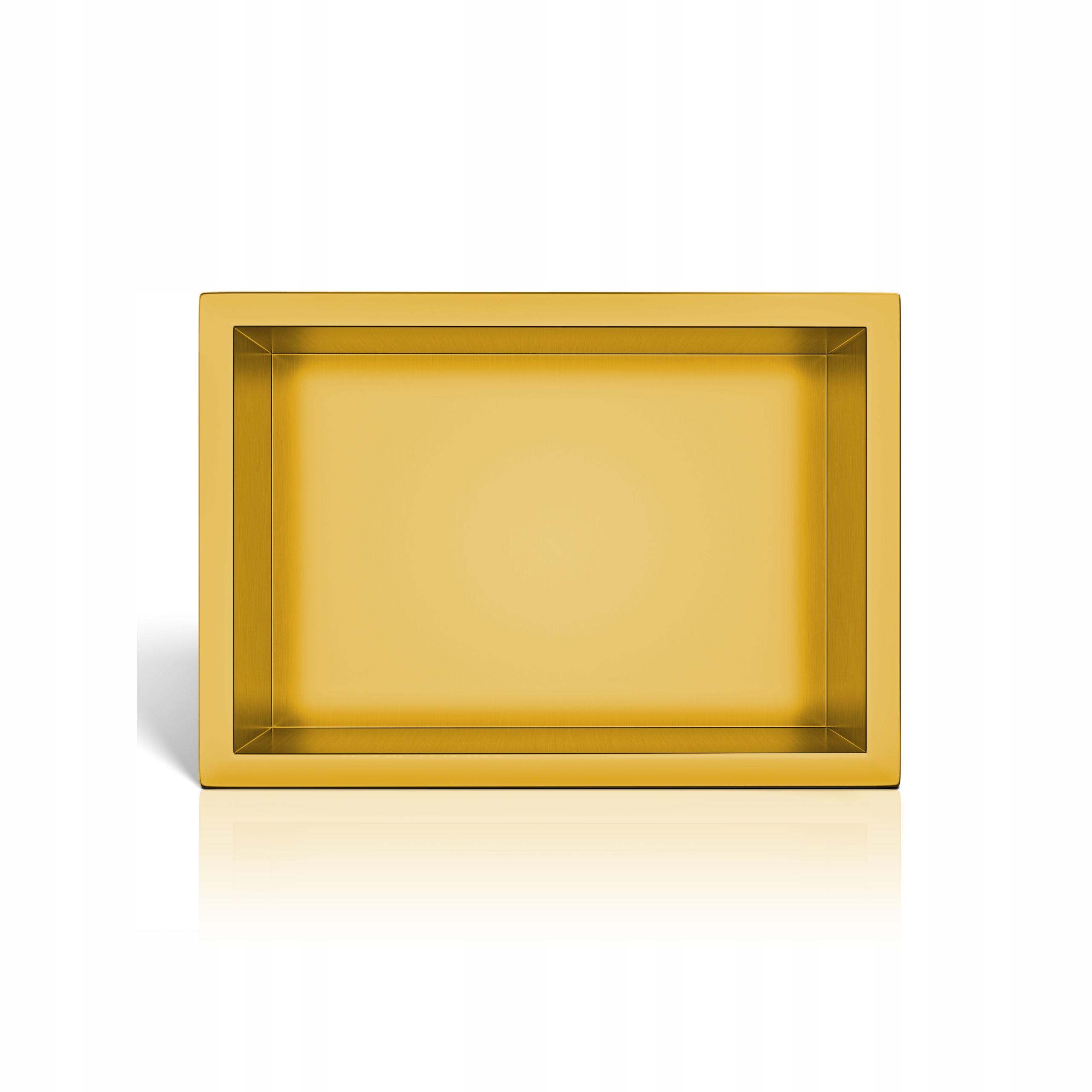 Wall-box One Gold Výklenková polica z nehrdzavejúcej ocele, zlatá, 30x20x10 cm