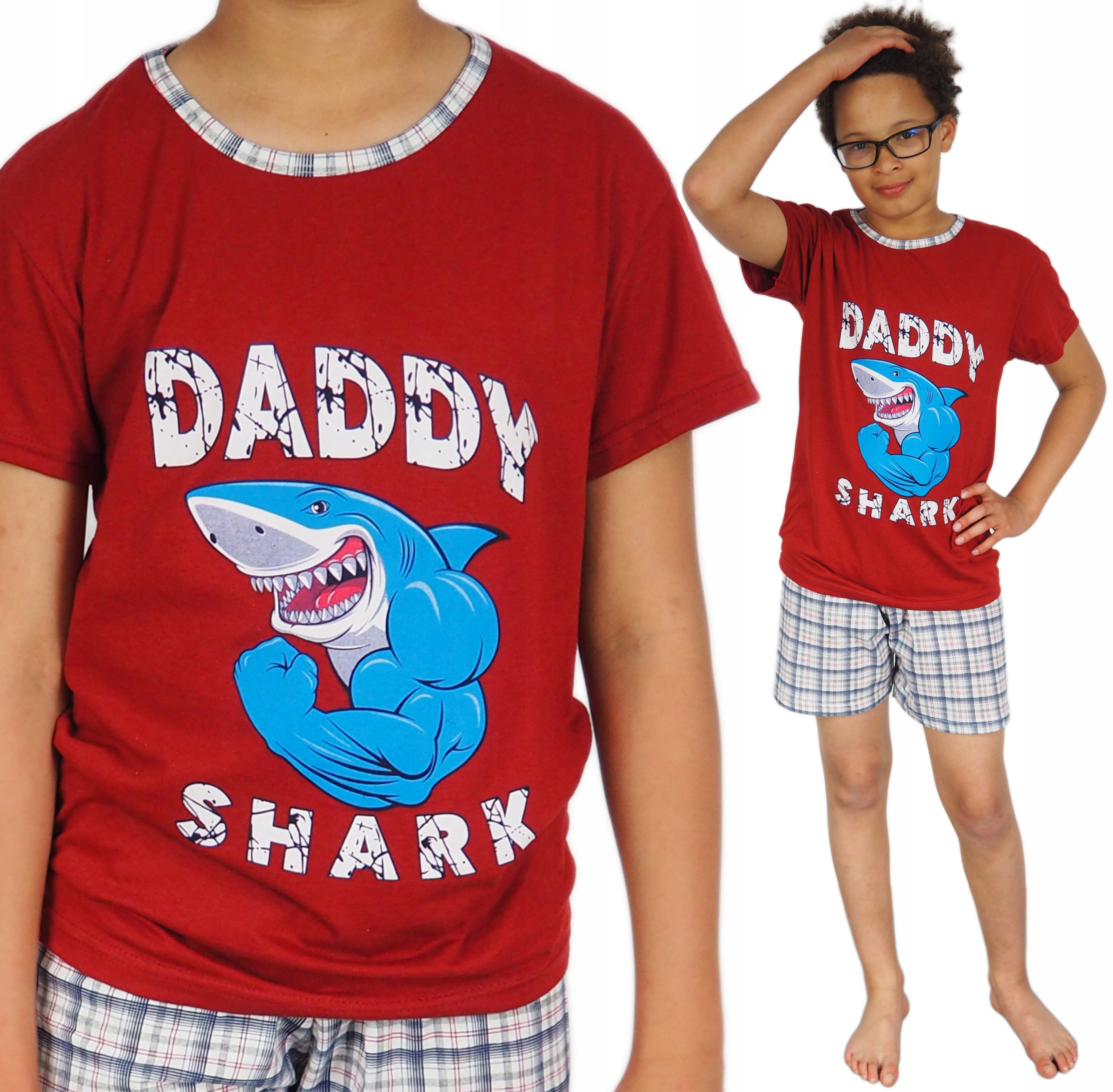 

Piżama młodzieżowa 158/164 M Chłopak szorty Shark