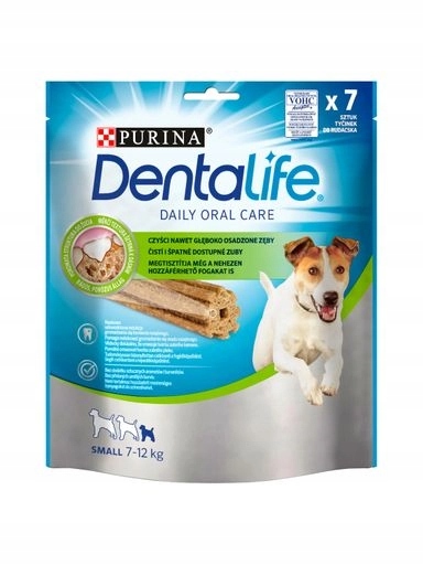 5x Purina Dentalife pamlsek na zuby pro psa malá 115 g (7 kusů)