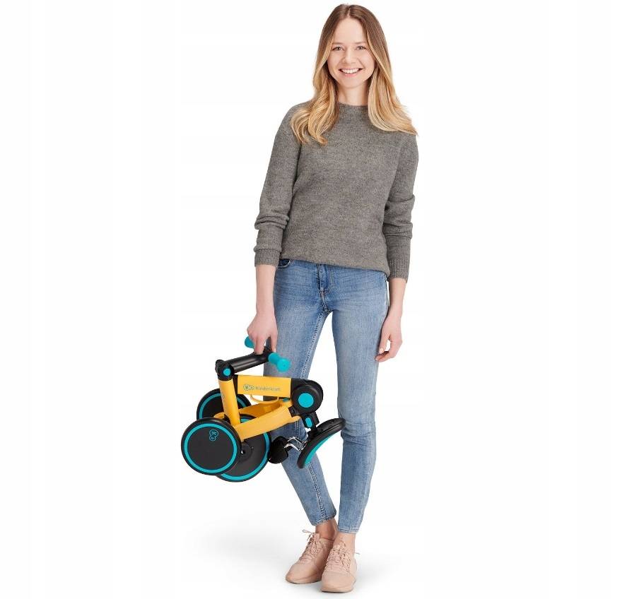 KINDERKRAFT ROWEREK TRÓJKOŁOWY BIEGOWY DZIECIĘCY 4TRIKE BLACK VOLT Hamulec Brak