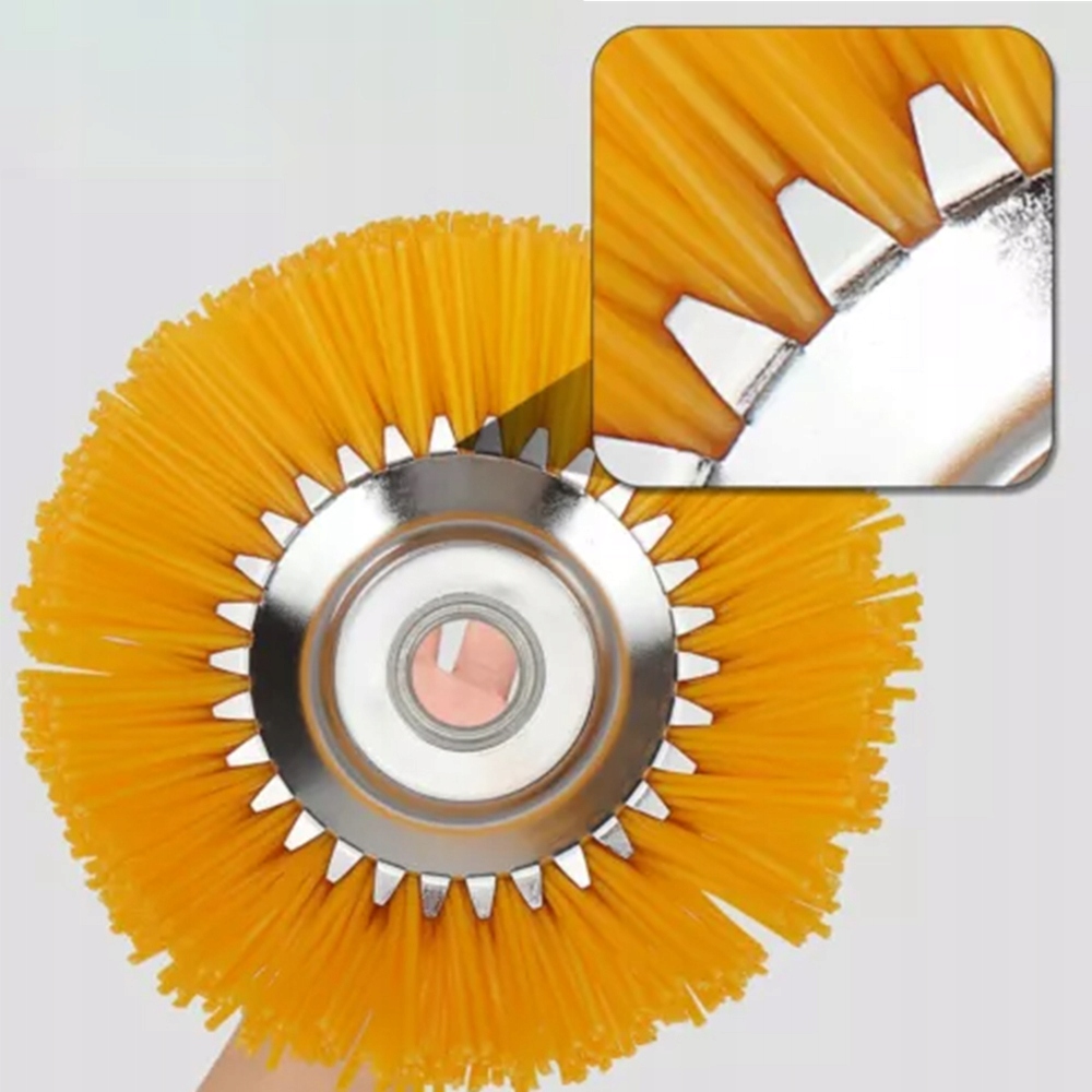 TARCZA SZCZOTKA DRUCIANA DRUCIAK DO KOSY SPALINOWEJ CHWASTÓW 8 CALI 3 SZT Rodzaj drut