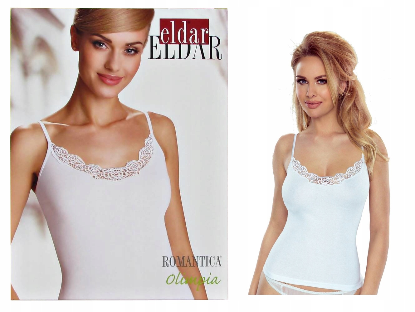 

Eldar Koszulka z koronką Olimpia Biała r.L