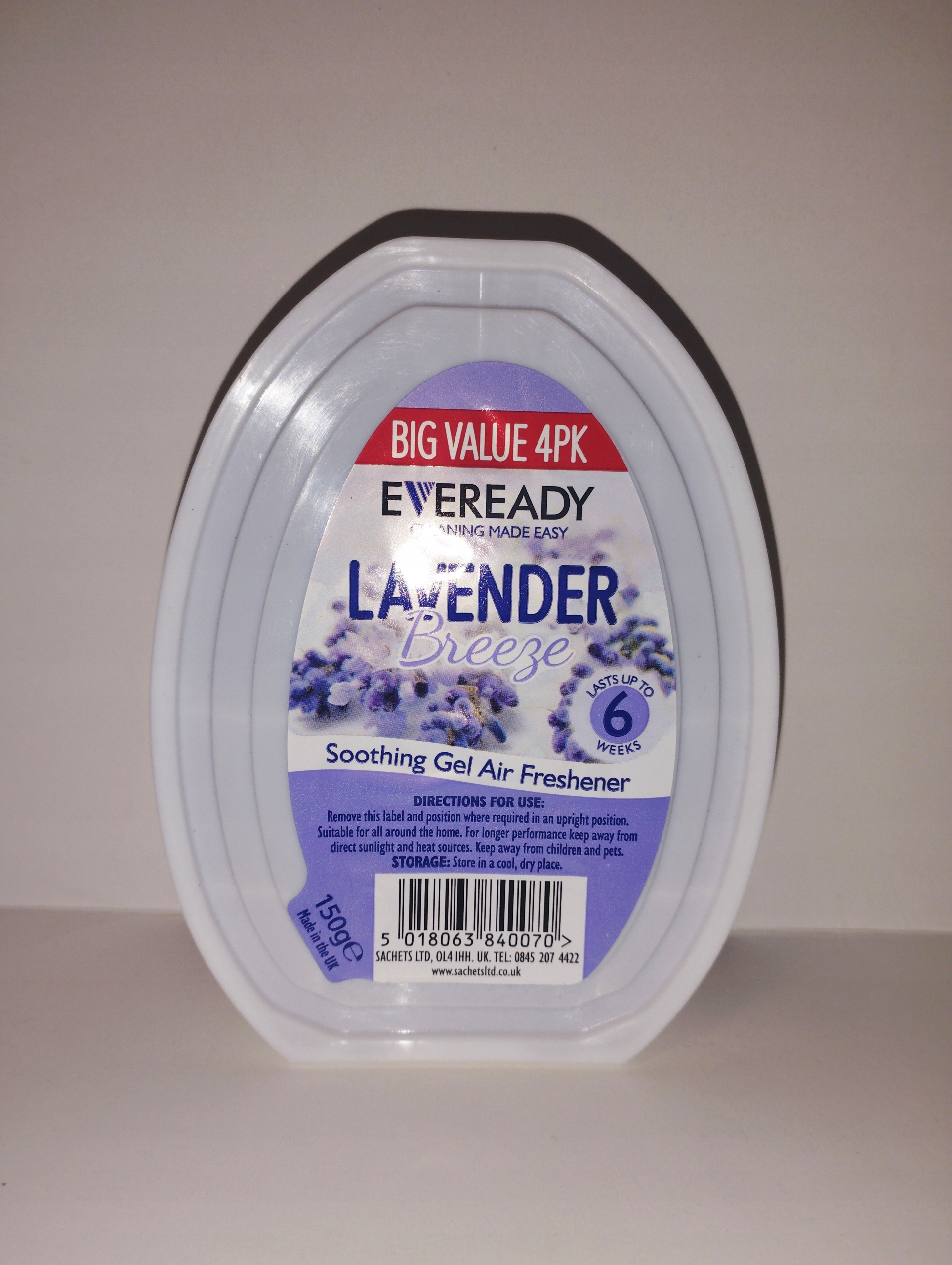 

Odświeżacz stojący Eveready 150g Lawenda