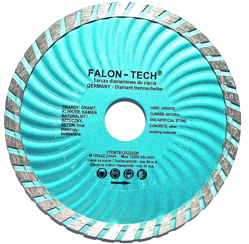 

Tarcza Do Betonu Diamentowa Falon Tech 125 Turbo