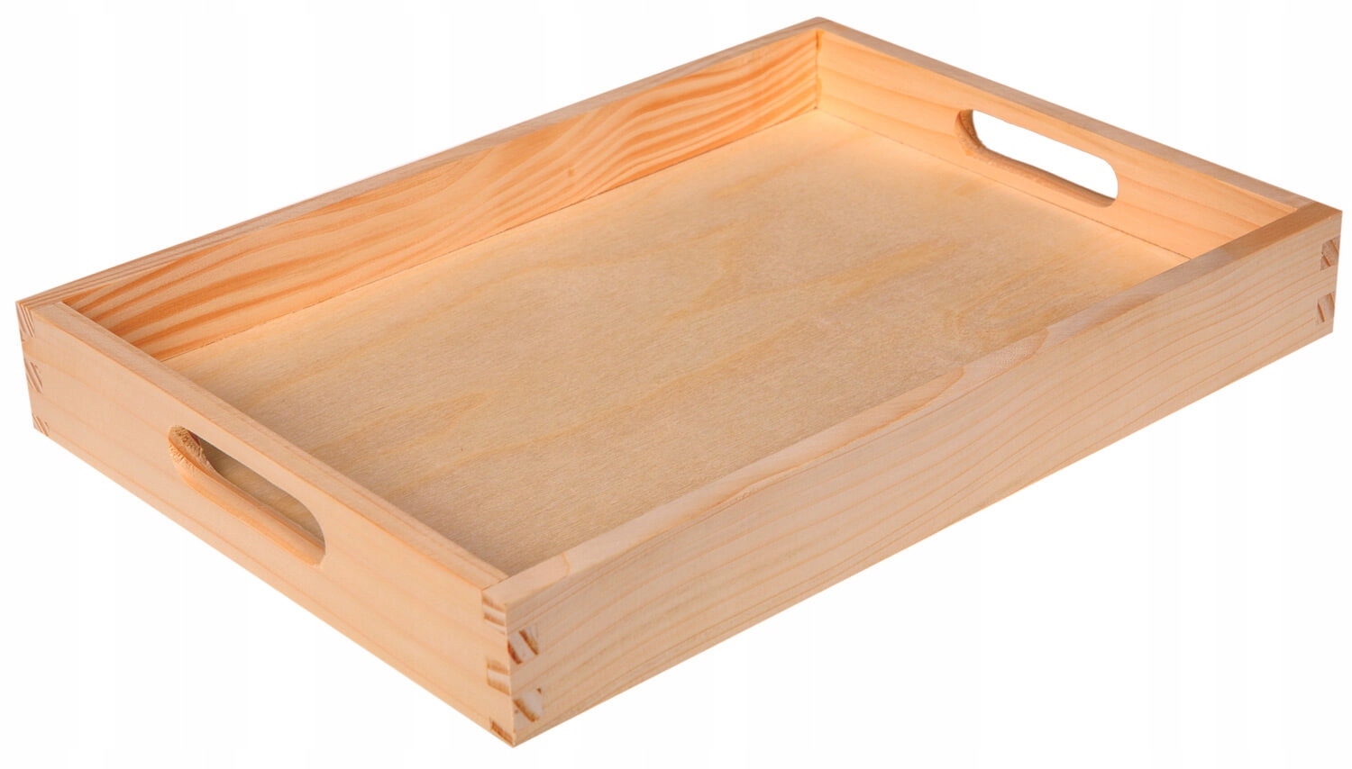 

Taca drewniana Taca kelnerska śniadaniowa 30x20cm
