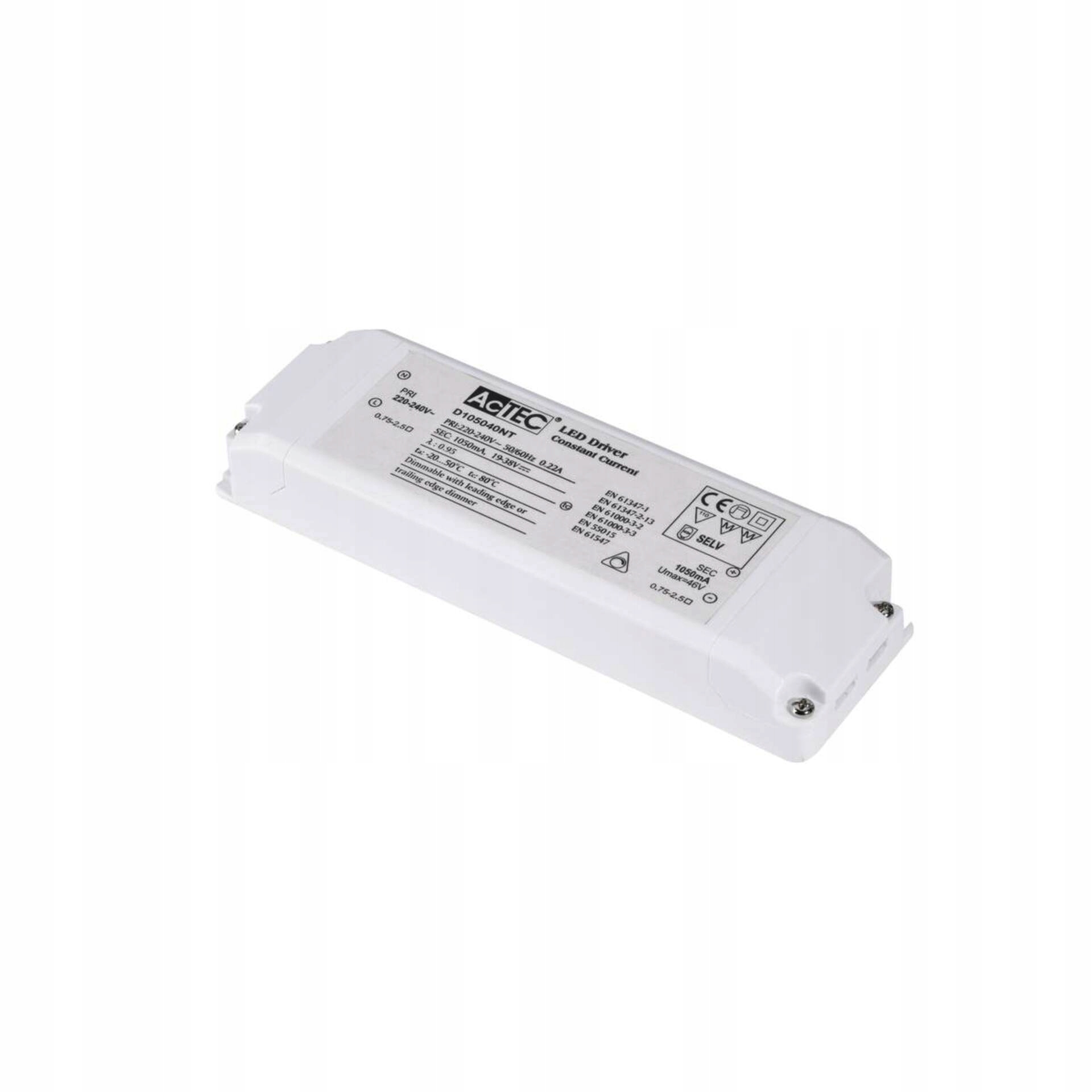 Slv Big White Ovládač Led, 40 W, 1 050 mA, triac stmievateľný 464804