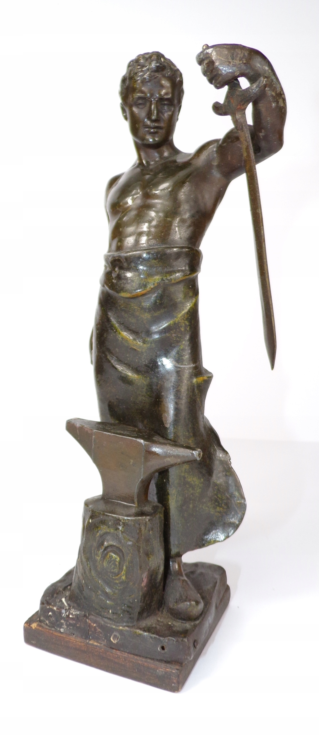 FIGURA KOWALA Z CYNKALU 25 CM NR 529B