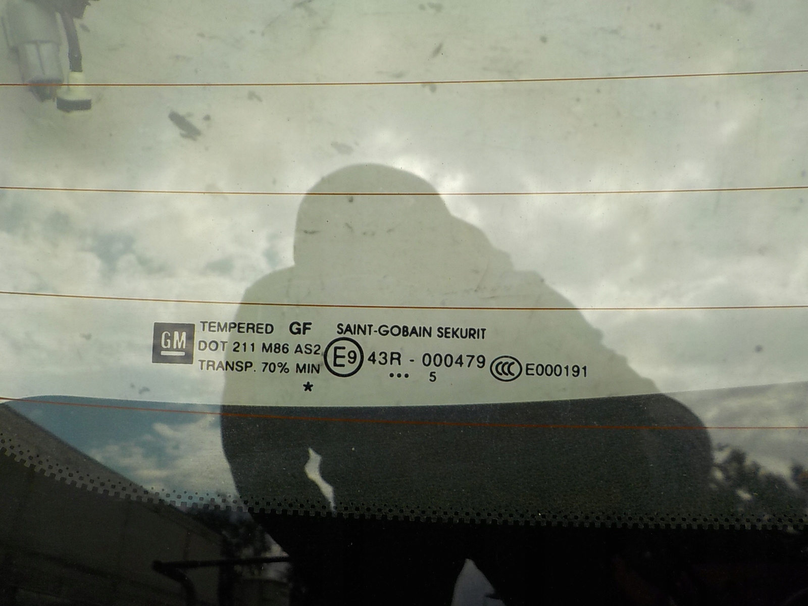 134 OPEL CORSA E 3D 5D boot door rear