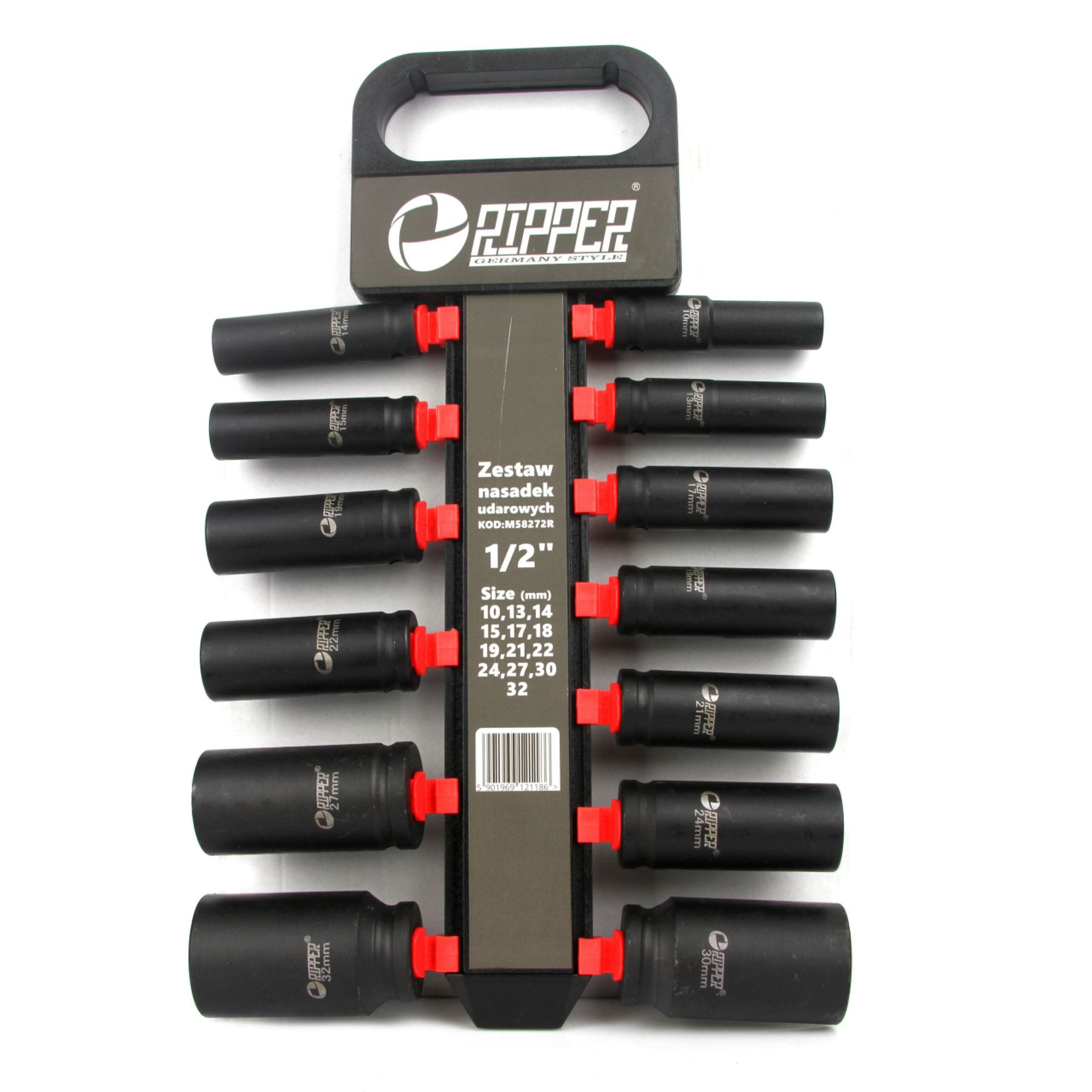 NASADKI UDAROWE DLUGIE ZESTAW 13szt 1 2 10 32mm Weight with packaging 3 2 kg