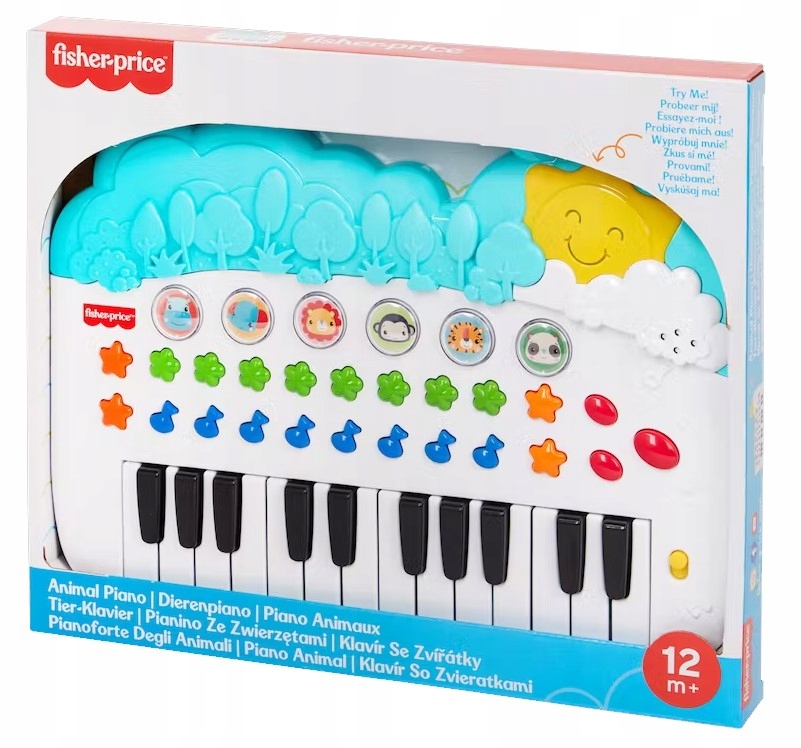 

Pianino Pianinko Interaktywne Fisher Price Zabawka