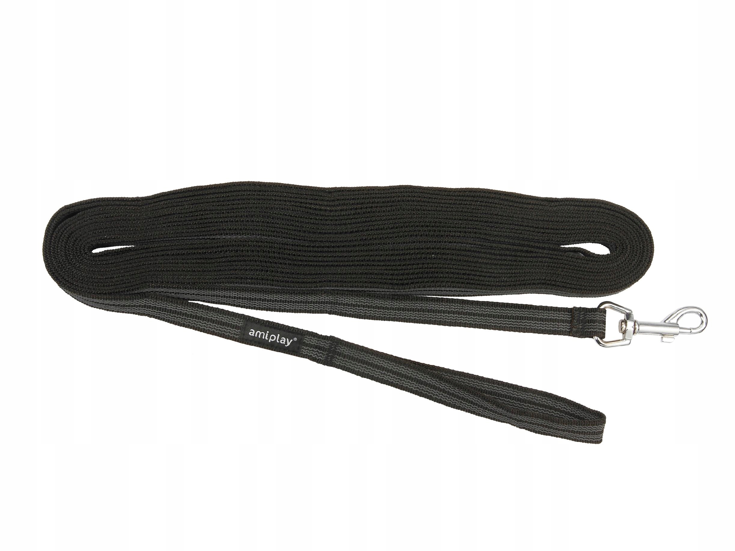 

Amiplay Rubber Smycz treningowa S-m 500 x 1,6cm Cz