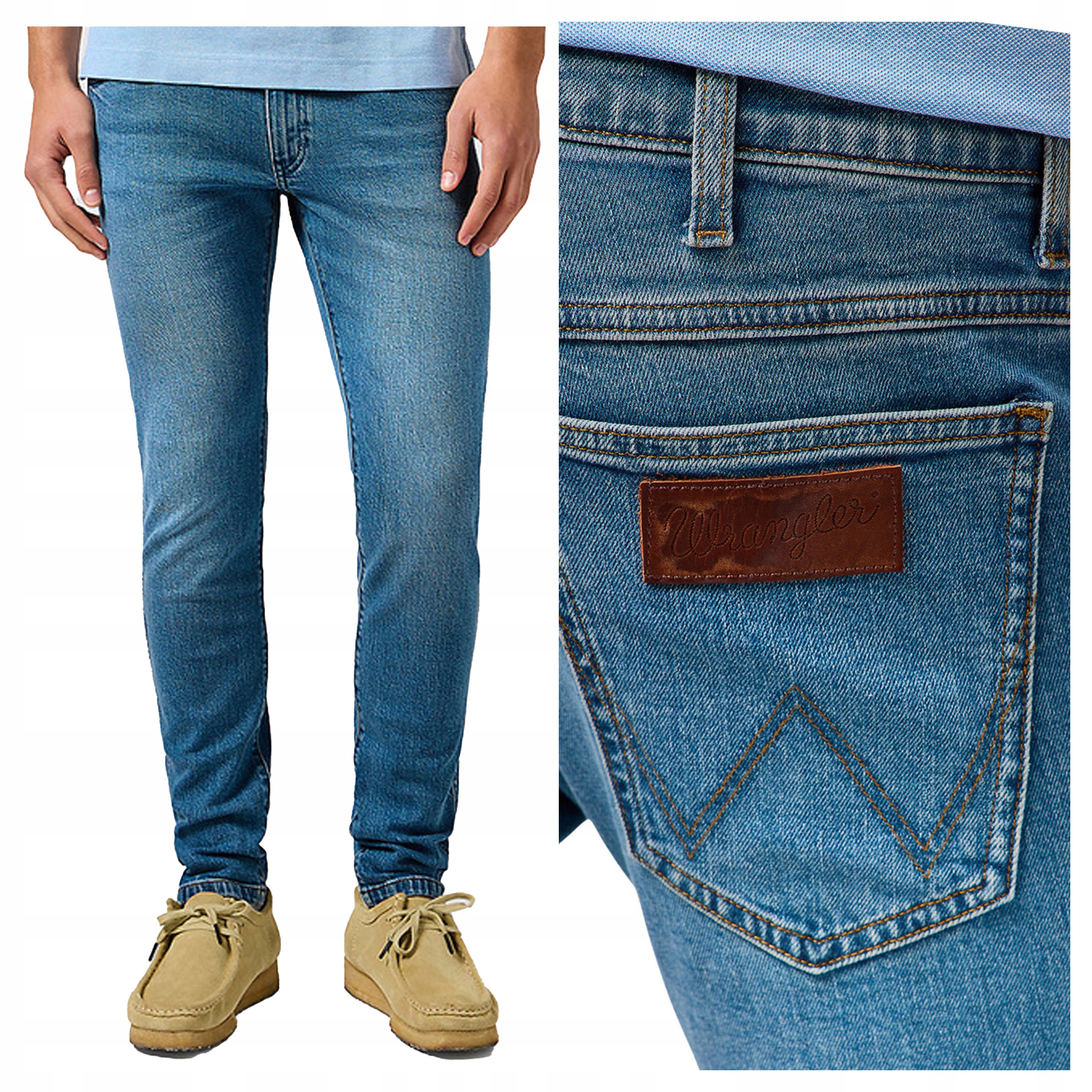 Wrangler Bryson W30 L34 Pánské džínové kalhoty džíny Přiléhavé