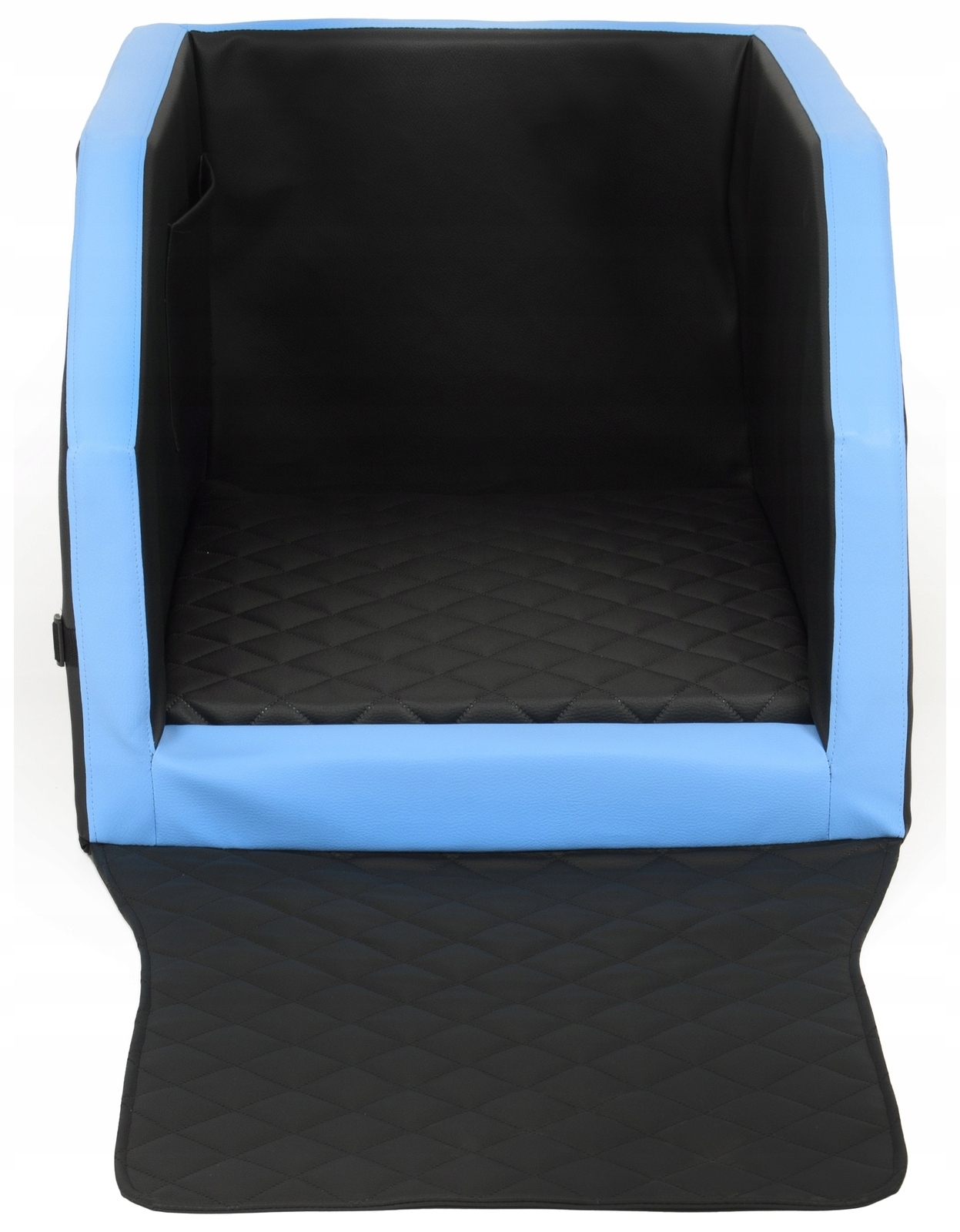 Přepravka pro psa na zadní sedadlo s matrací a pásem bezp