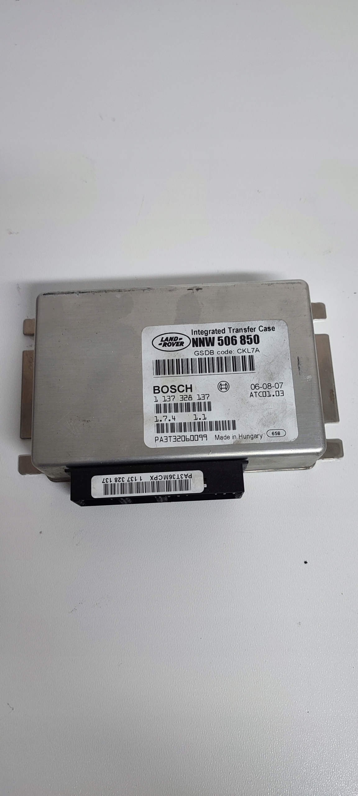 Moduł sterownik skrzyni biegów Range Rover Vogue NNW506850