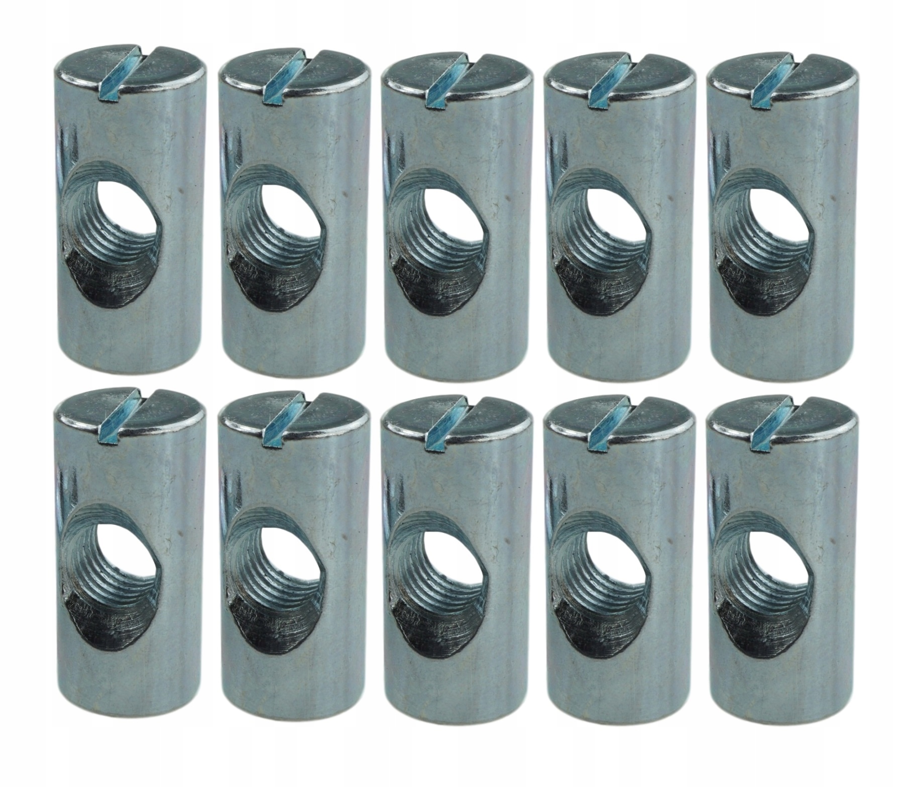 100 x Symetrická válečková matice M8 x 12 x 20