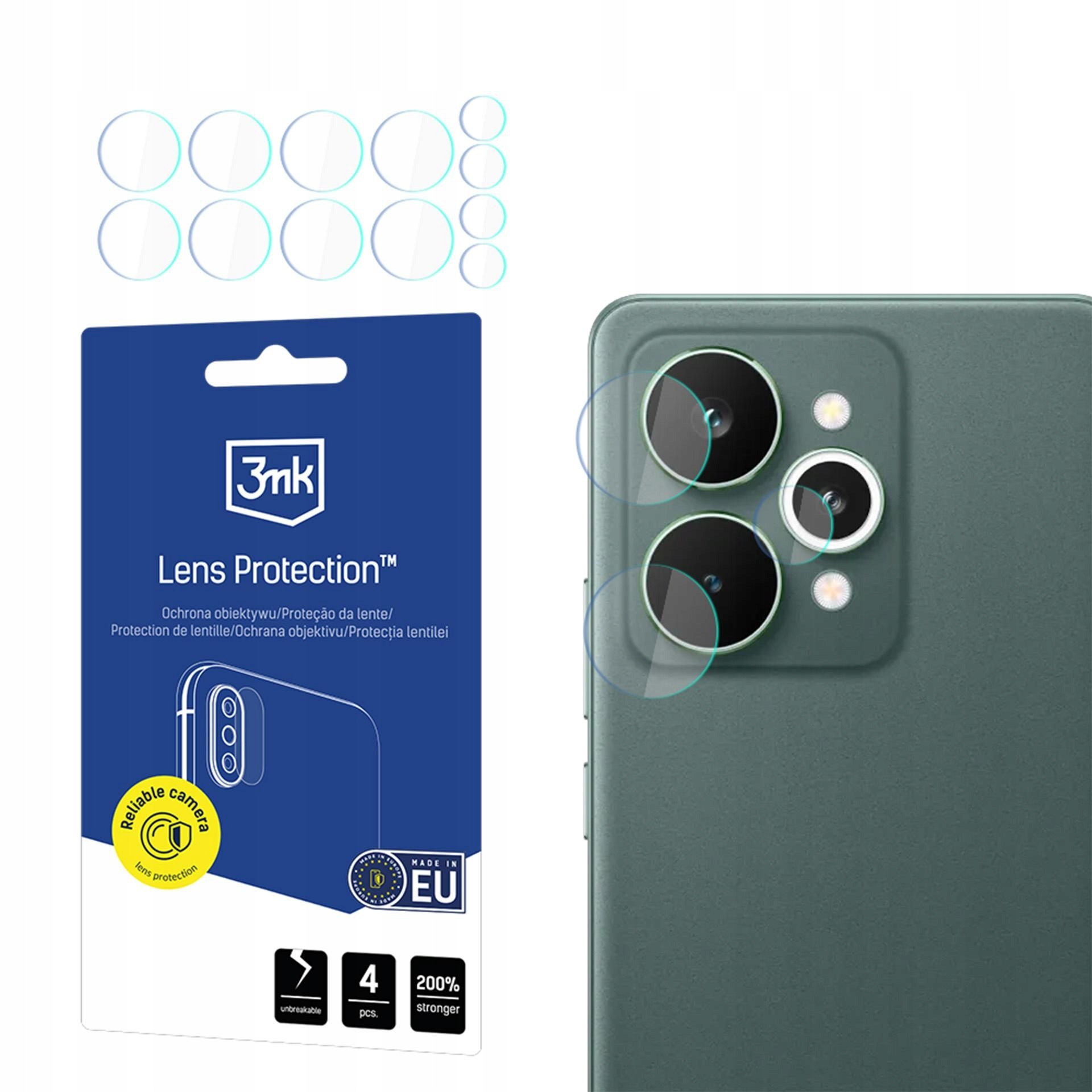 4x Szkło na obiektyw aparatu do Realme 15 Pro 5G 3mk Lens Protection