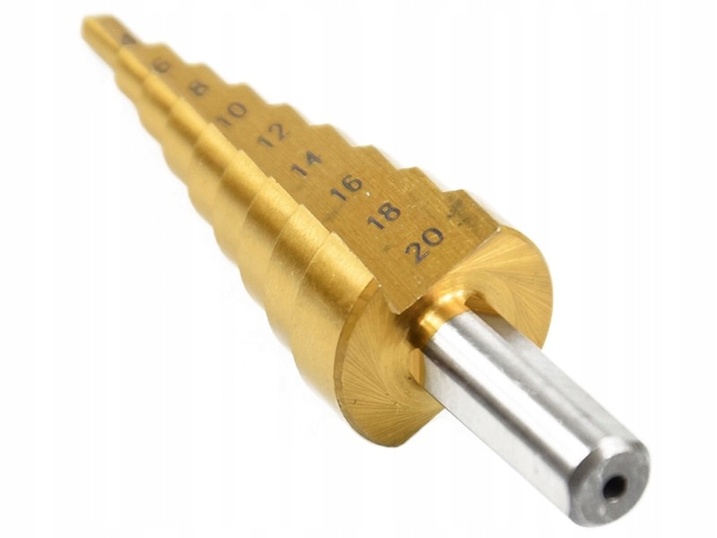 WIERTŁO 4-20 STOŻKOWE STOPNIOWE CHOINKA HSS TYTAN Kod producenta FT1420