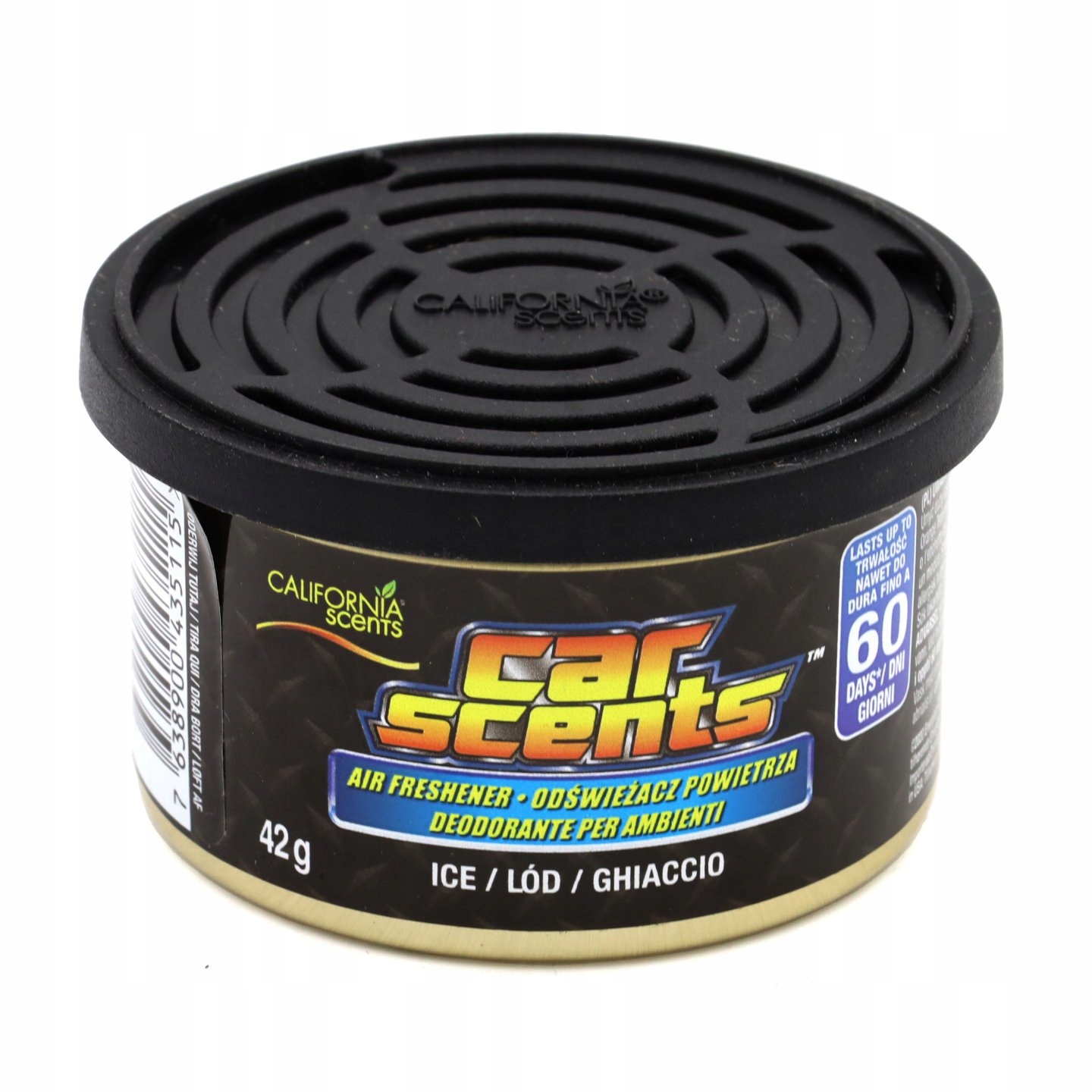 

Zapach Puszka California Car Scents Ice Lód 42g