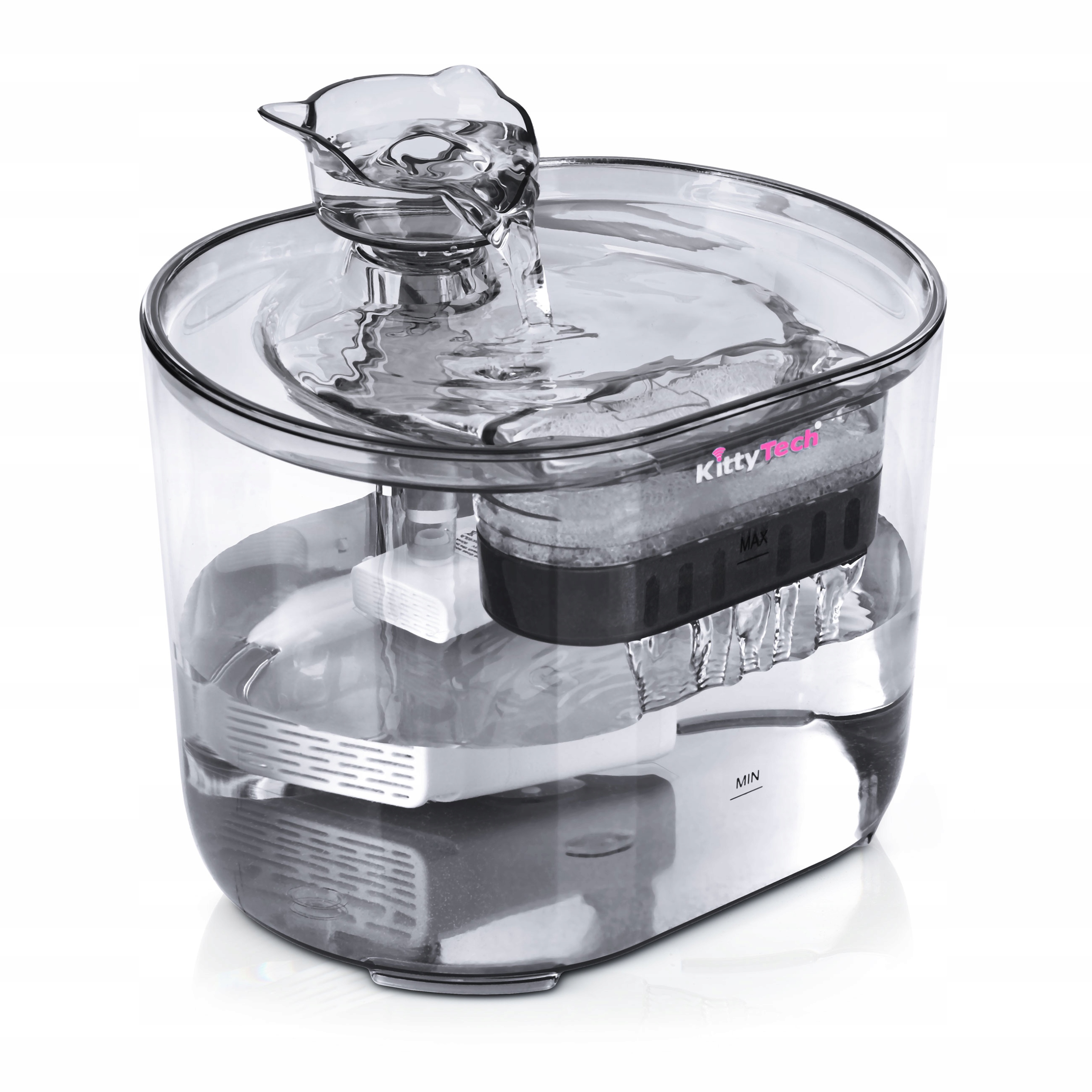 Levně Fontána napáječka pro kočky psa králíka MeowMist KT30001NA-T KittyTech