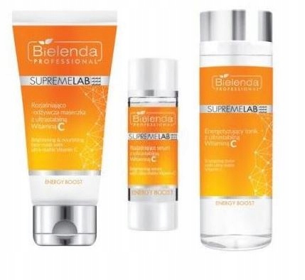 BIELENDA SUPREMELAB SERUM+TONIK+MASKA WITAMINA C