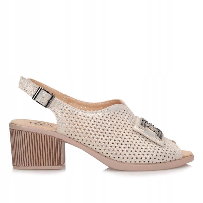 Dámské elegantní sandály na podpatku Filippo DS6033/25 Go