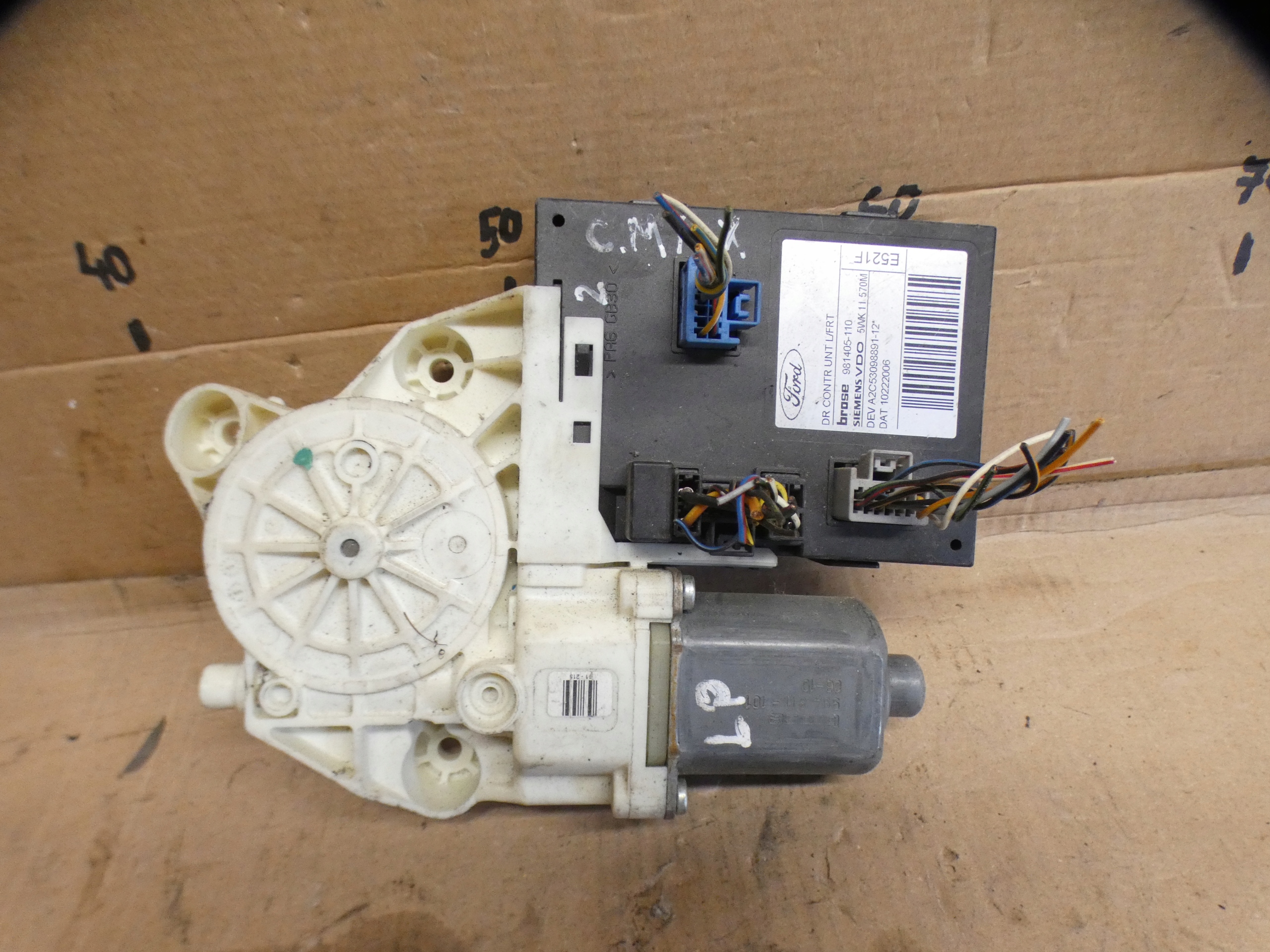 mechanism mini motor windows left front FORD C-MAX 03-07 981405110 5WK11570N
