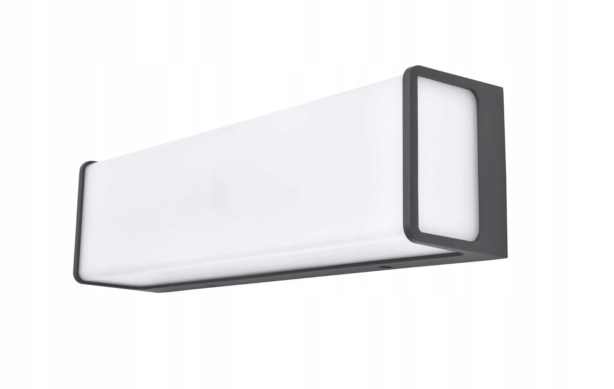 Vonkajšie Led záhradné nástenné svietidlo šedé, podlhovasté, 35 cm Lutec