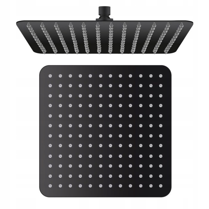 Sapho Dažďová sprcha 300x300x60 čierna matná SL101