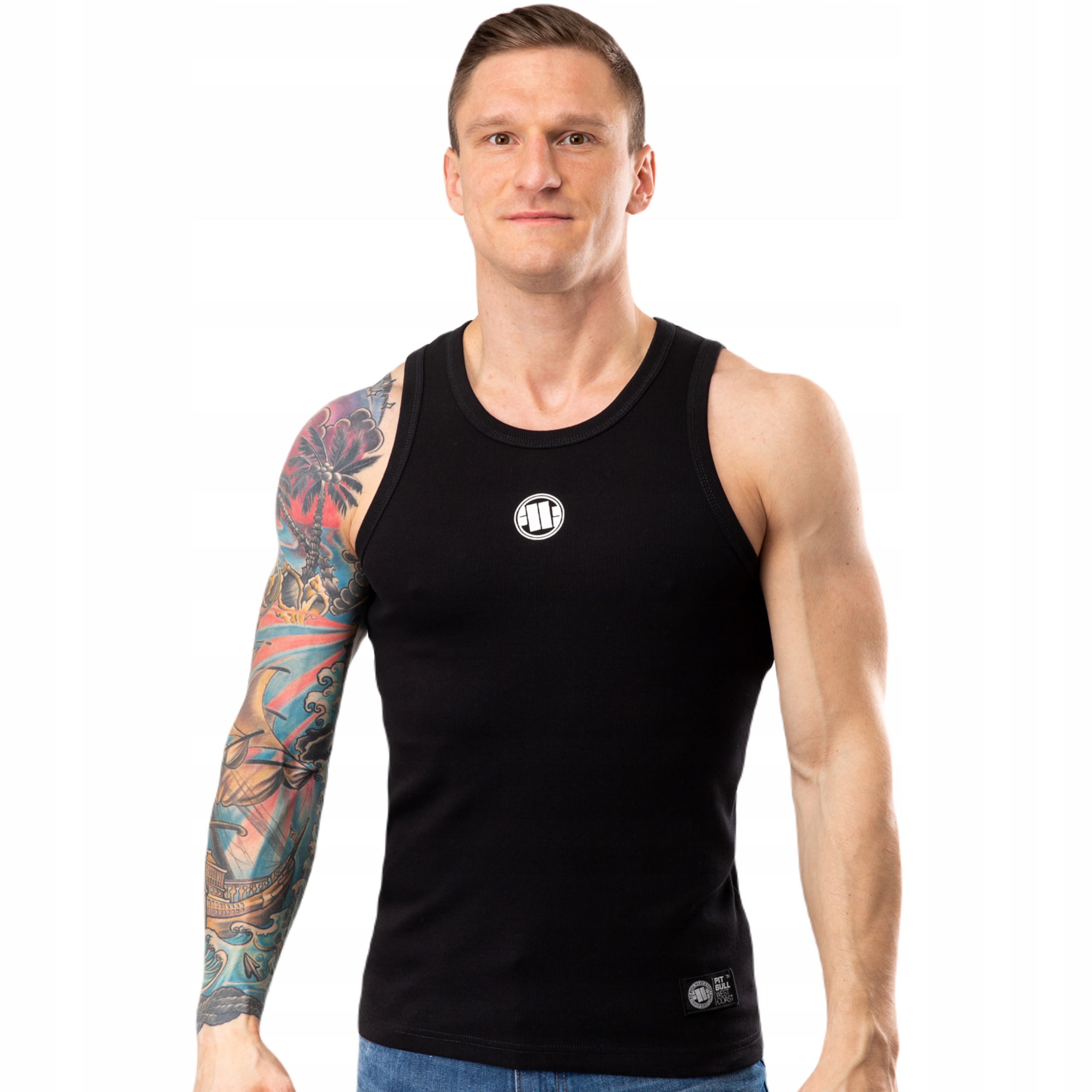 

Bokserka Męska Pit Bull Rib Small Logo Na Lato XXL