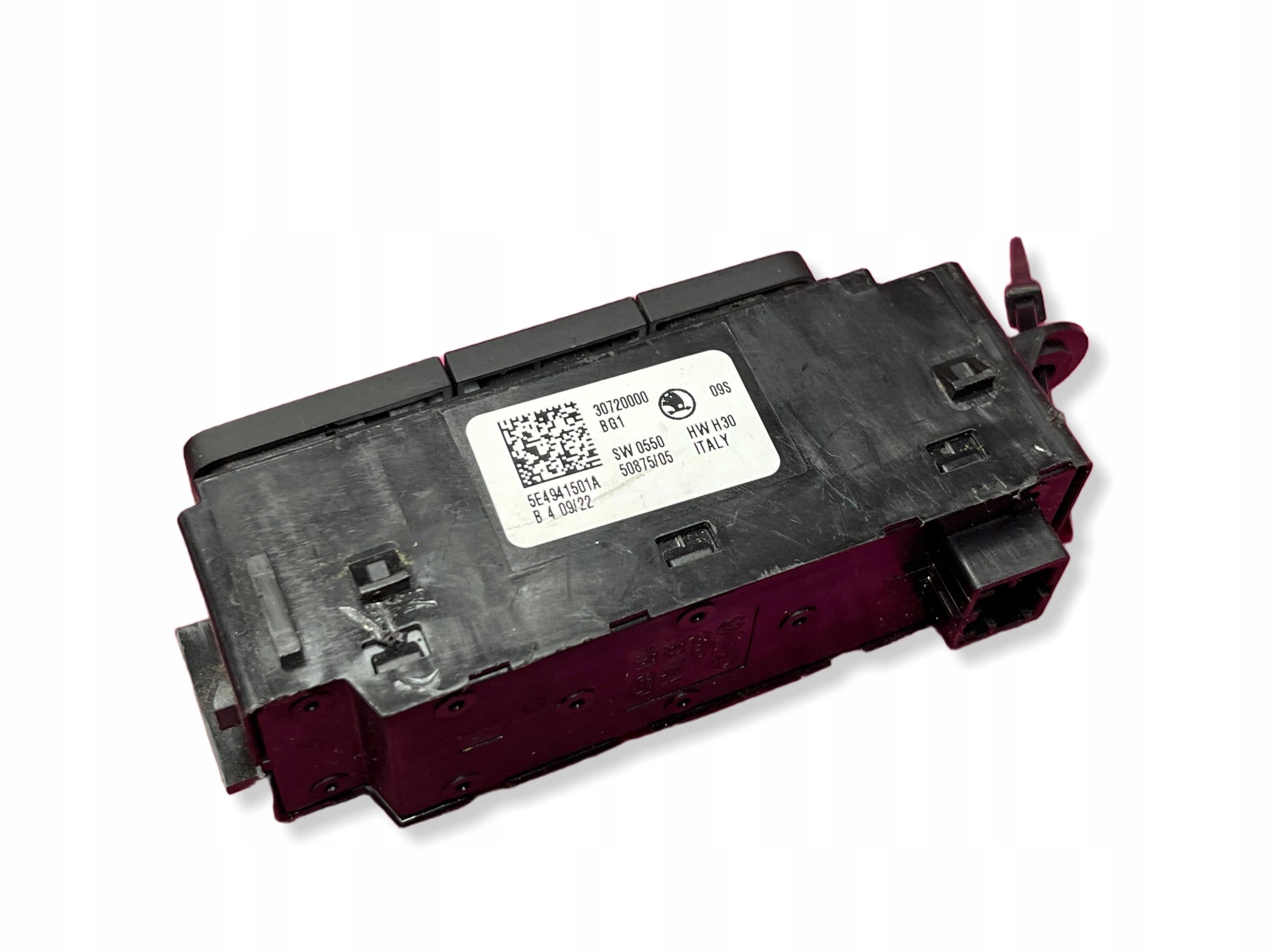 Interrupteur commande phares feux Skoda Octavia Mk4 5E4941501A Original!!