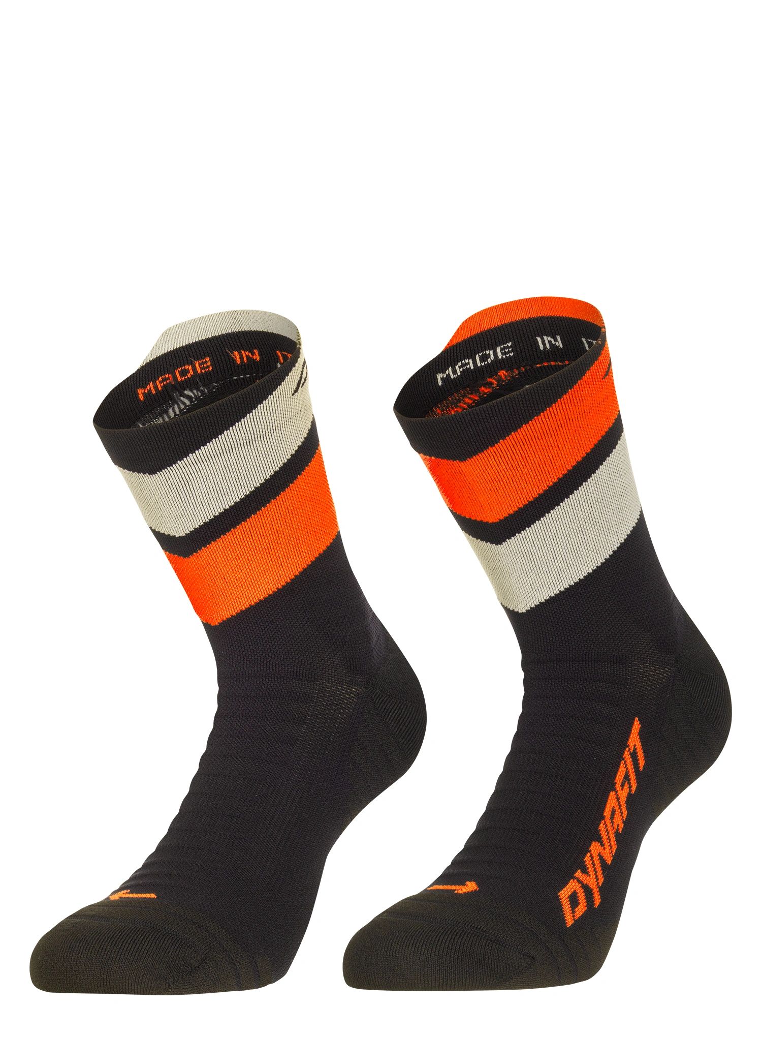 Ponožky na běhání Dynafit Ultra Mid Socks black out/ultra orange 43-46