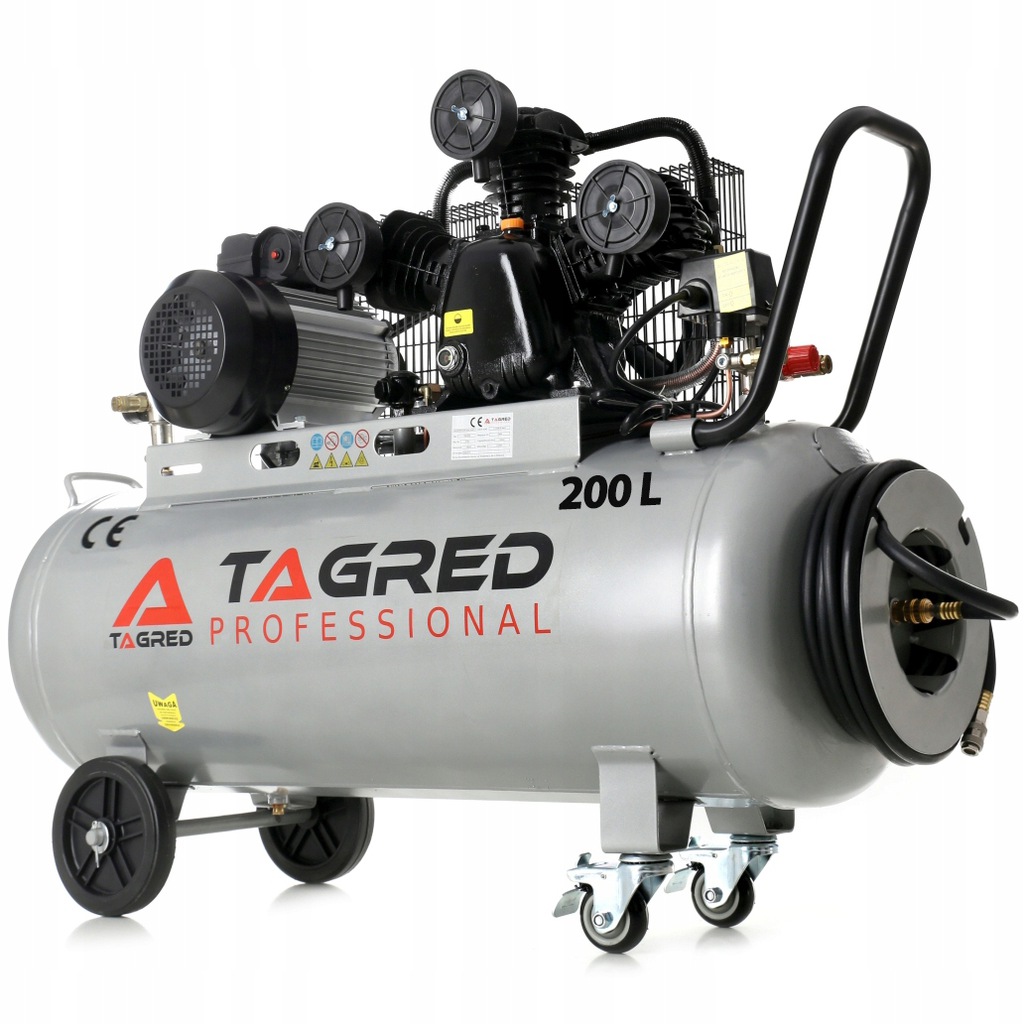 KOMPRESOR SPRĘŻARKA 200L 3 V TŁOKI 230V Model TA326B