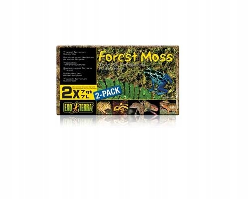 Levně Exo Terra Forest Moss Tropický mech 2 x 7 L