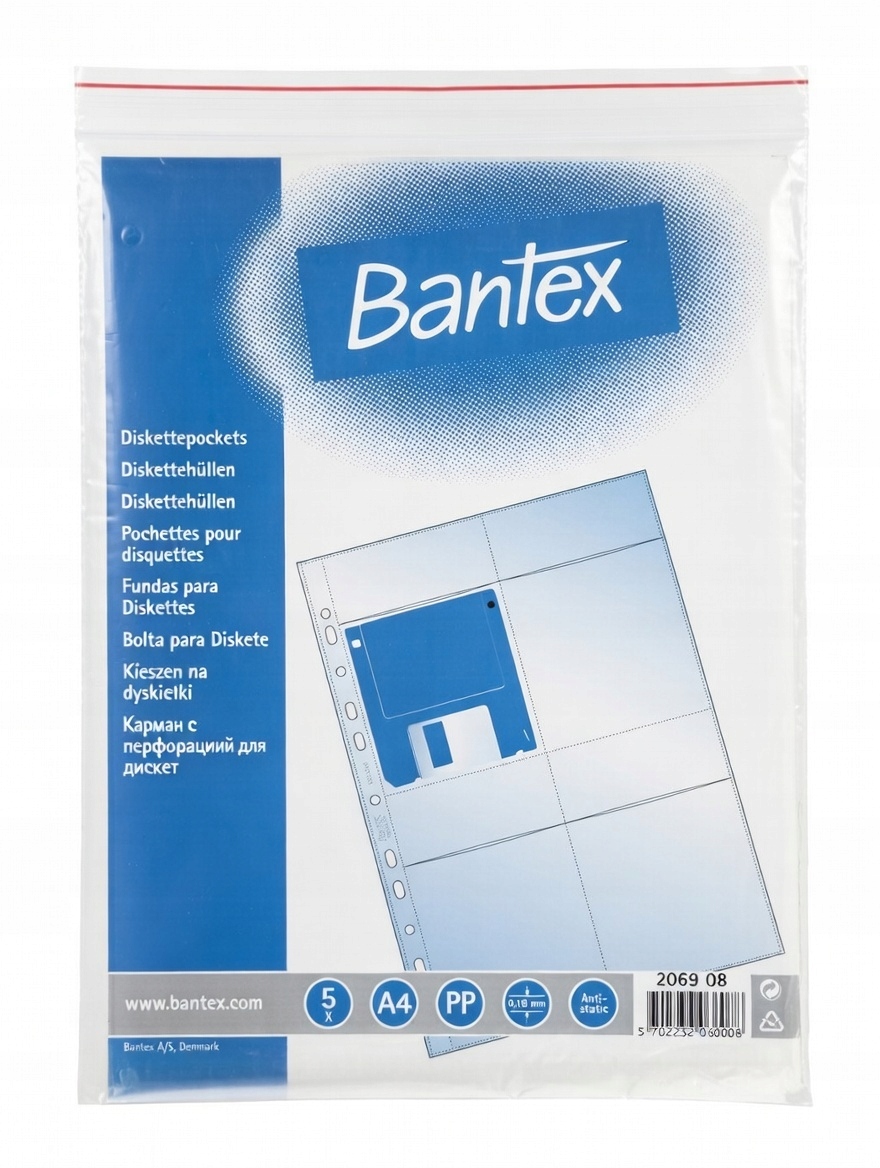 Карман для дискеты Bantex 5 шт.