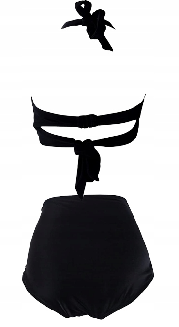 PodyDot Dwuczęściowy strój kąpielowy r.XXL czarny Rozmiar XXL