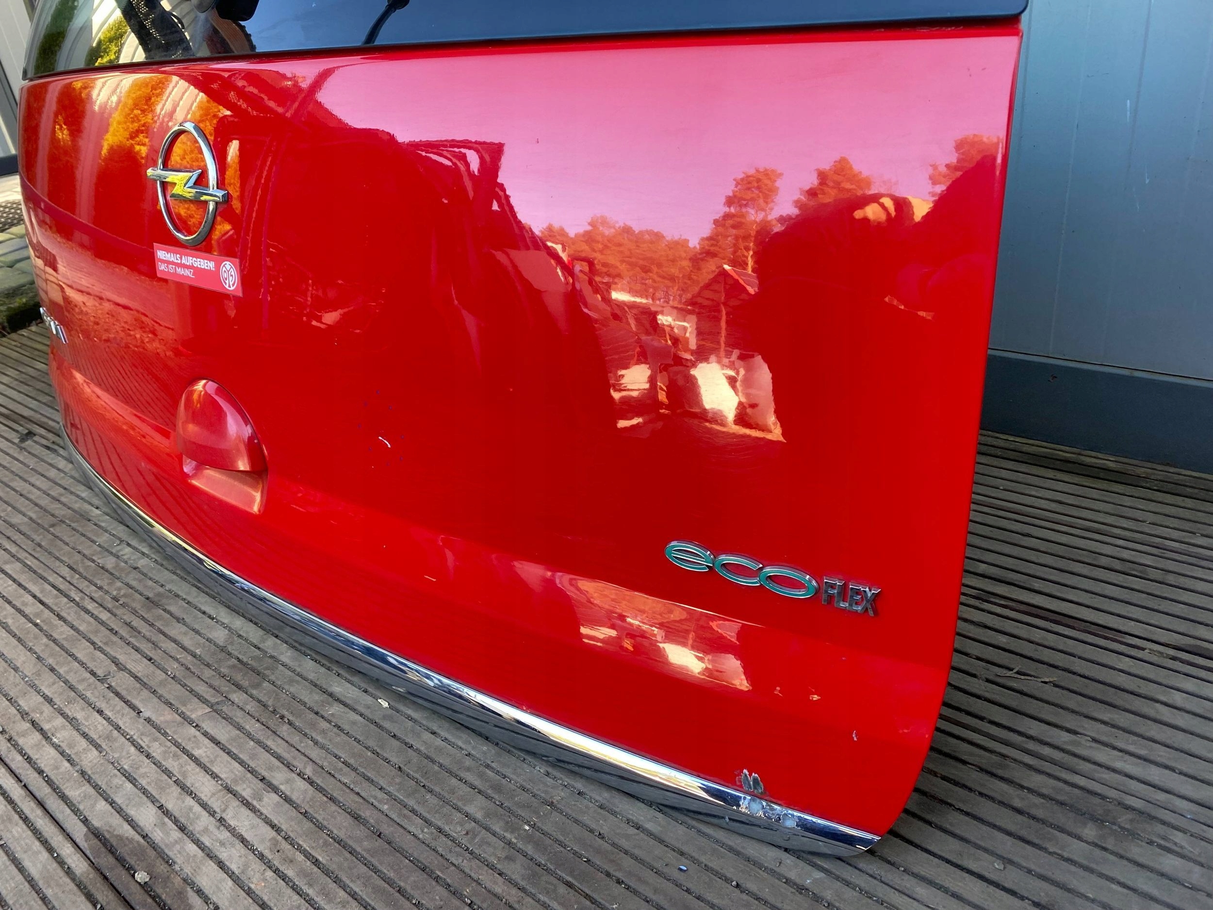 OPEL MERIVA A LIFT complete trunk door boot Z547 red