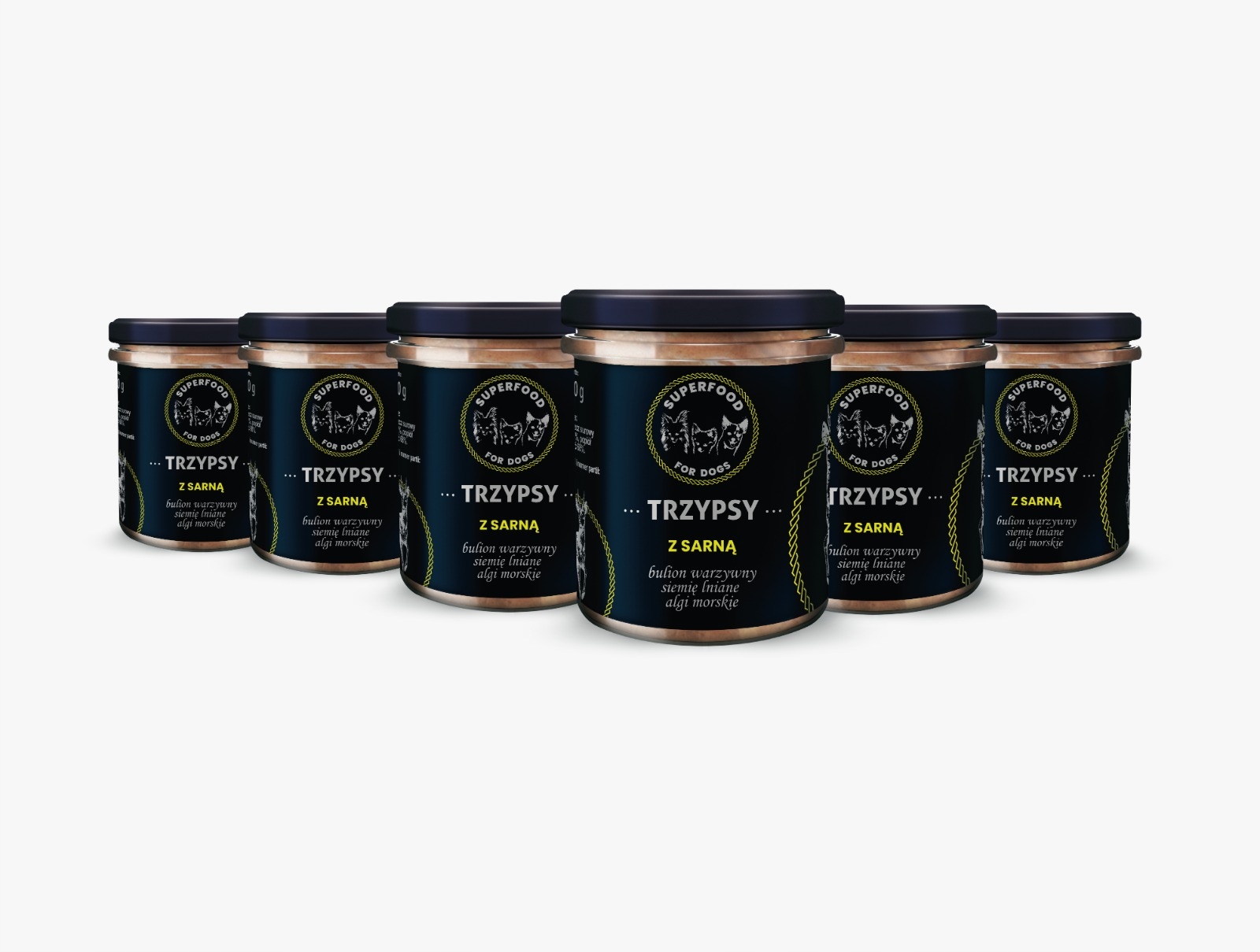 Třípsy Se Srnkou Vlhké Krmivo Sada 6 X 300 G