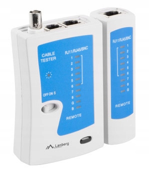 

Tester Kabli RJ45 Lan RJ12 Bnc Utp Ftp Lanberg