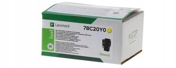 Toner Lexmark pre Lexmark 78C20Y0 žltý (yellow)