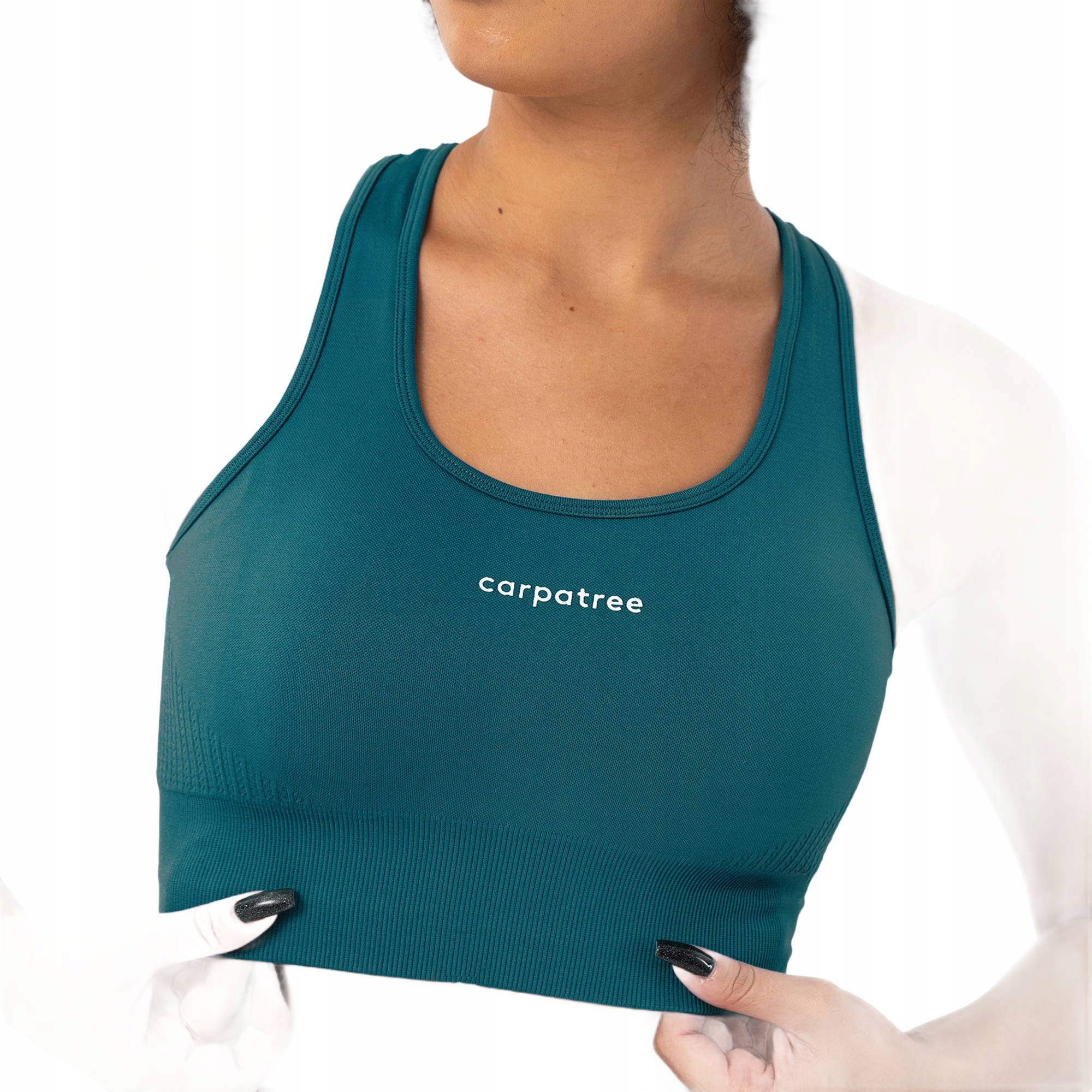 Biustonosz treningowy Carpatree Blaze Seamless deep ocean blue Xs