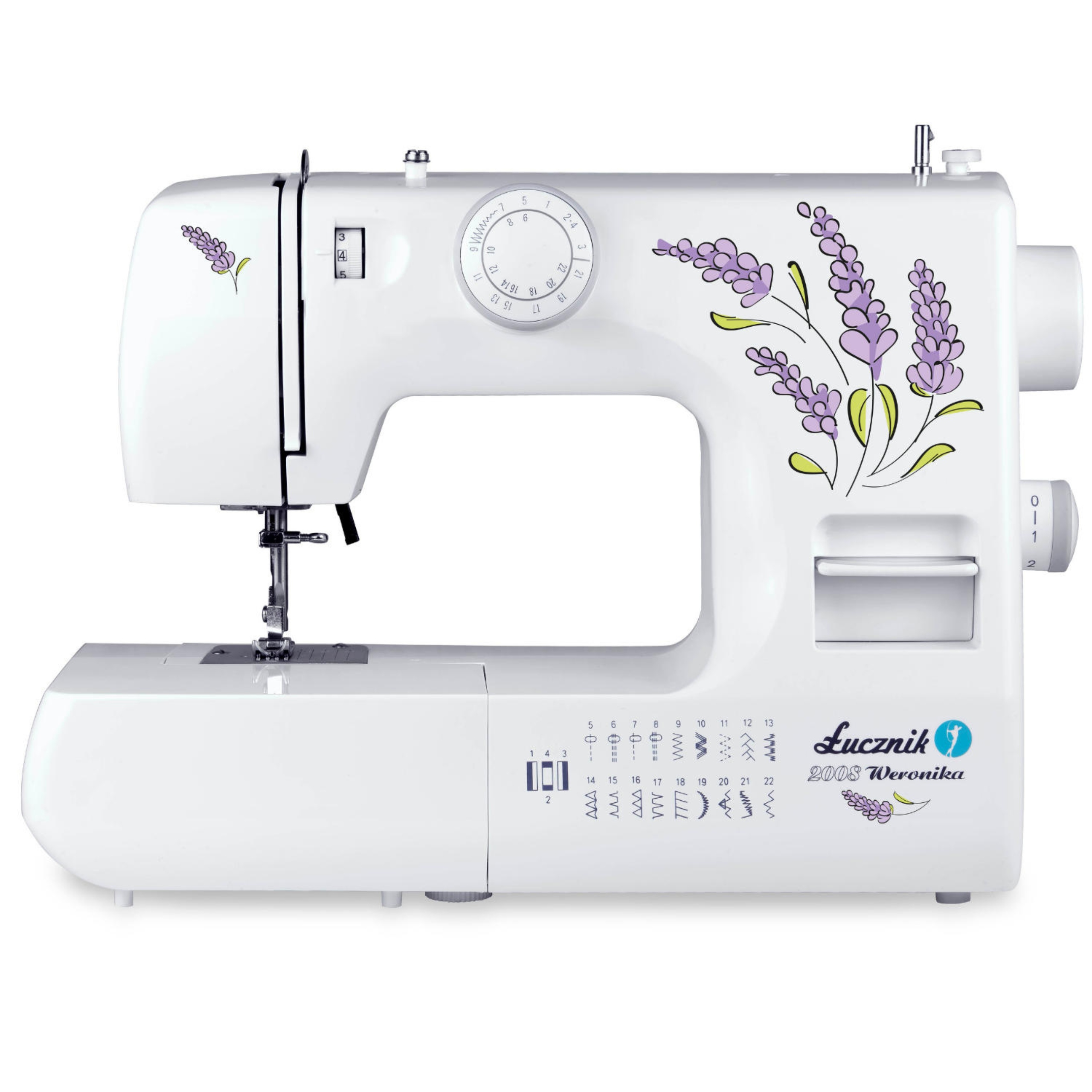 Maszyna do szycia Łucznik Weronika 22 ściegi Led