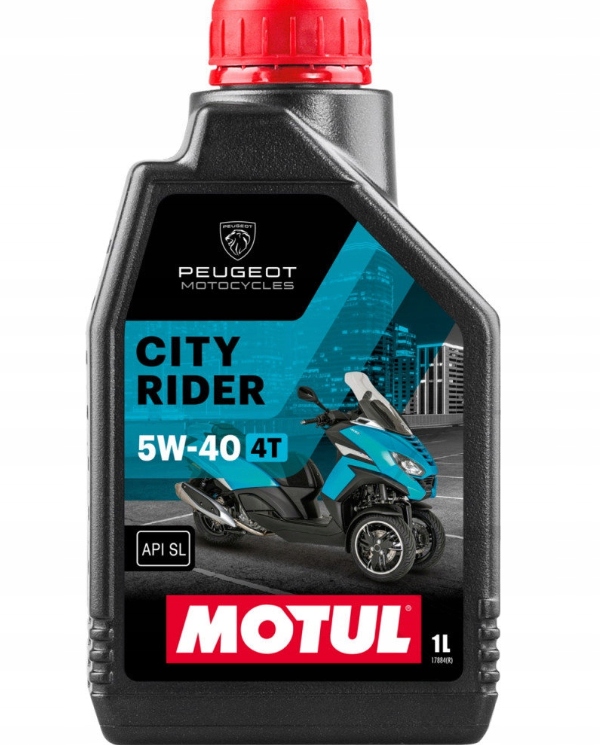 111249 Olej Motul 5W40 1L City Rider 4T Peugeot