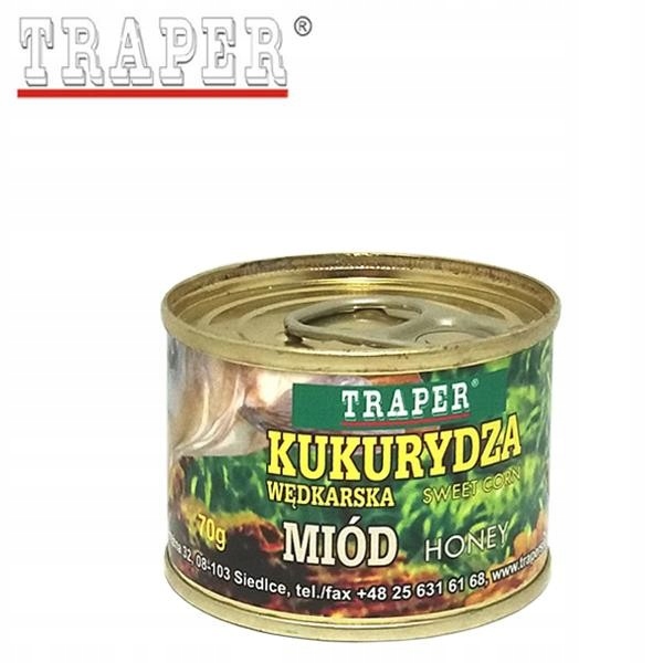 Kukurydza Traper 70G Puszka Miód