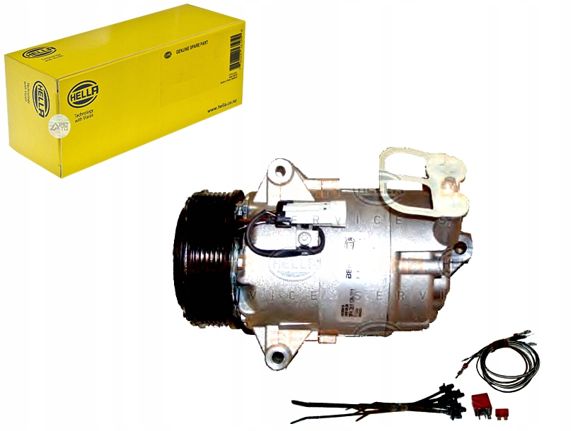 компрессор кондиционера opel Astra H 04- CVC6 Hella