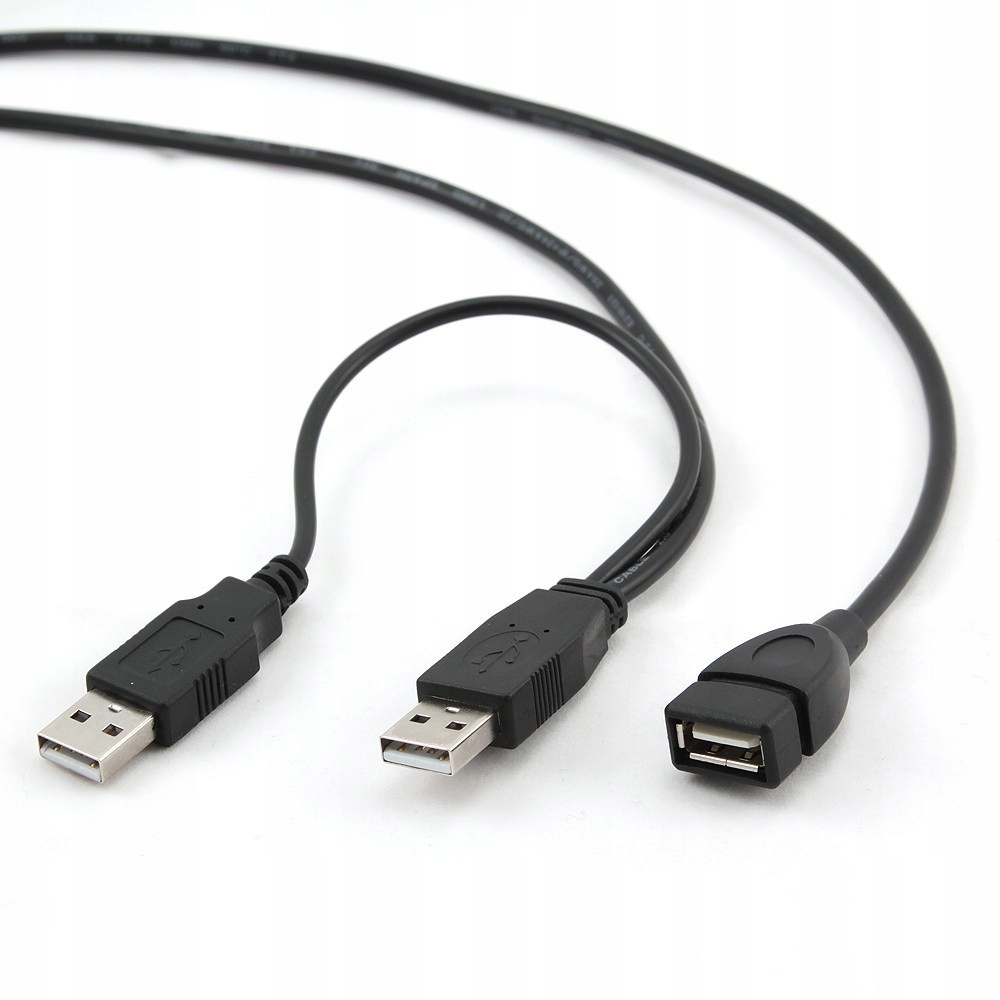 

Kabel podwójny Usb 2.0 Gembird AMX2-AF (0,9 m)