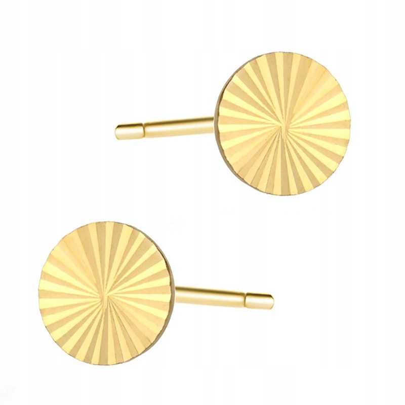 Zlaté Náušnice pr. 585 Diamantové Kroužky 14k