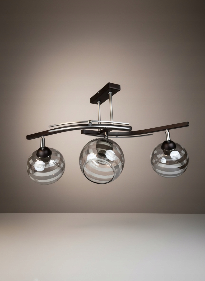 Stropná Lampa Luster Fiona 3 Bronz 3x E27 Euro-lamp Kosmo