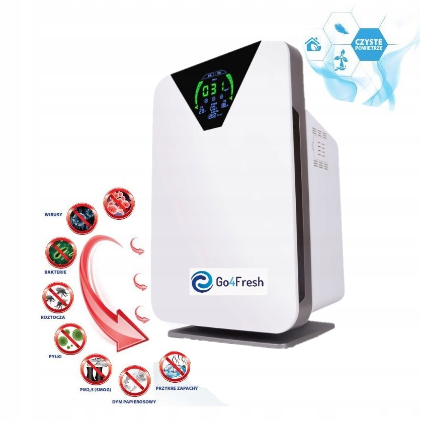 Automatyczny oczyszczacz Go4Fresh COMFORT + jony Kod producenta KJG1159