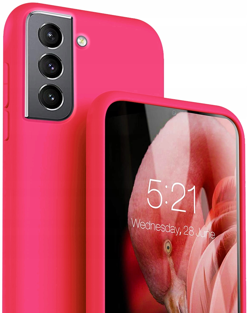 

Etui do Samsung S21+ Plus Case Silikon Szkło 9H