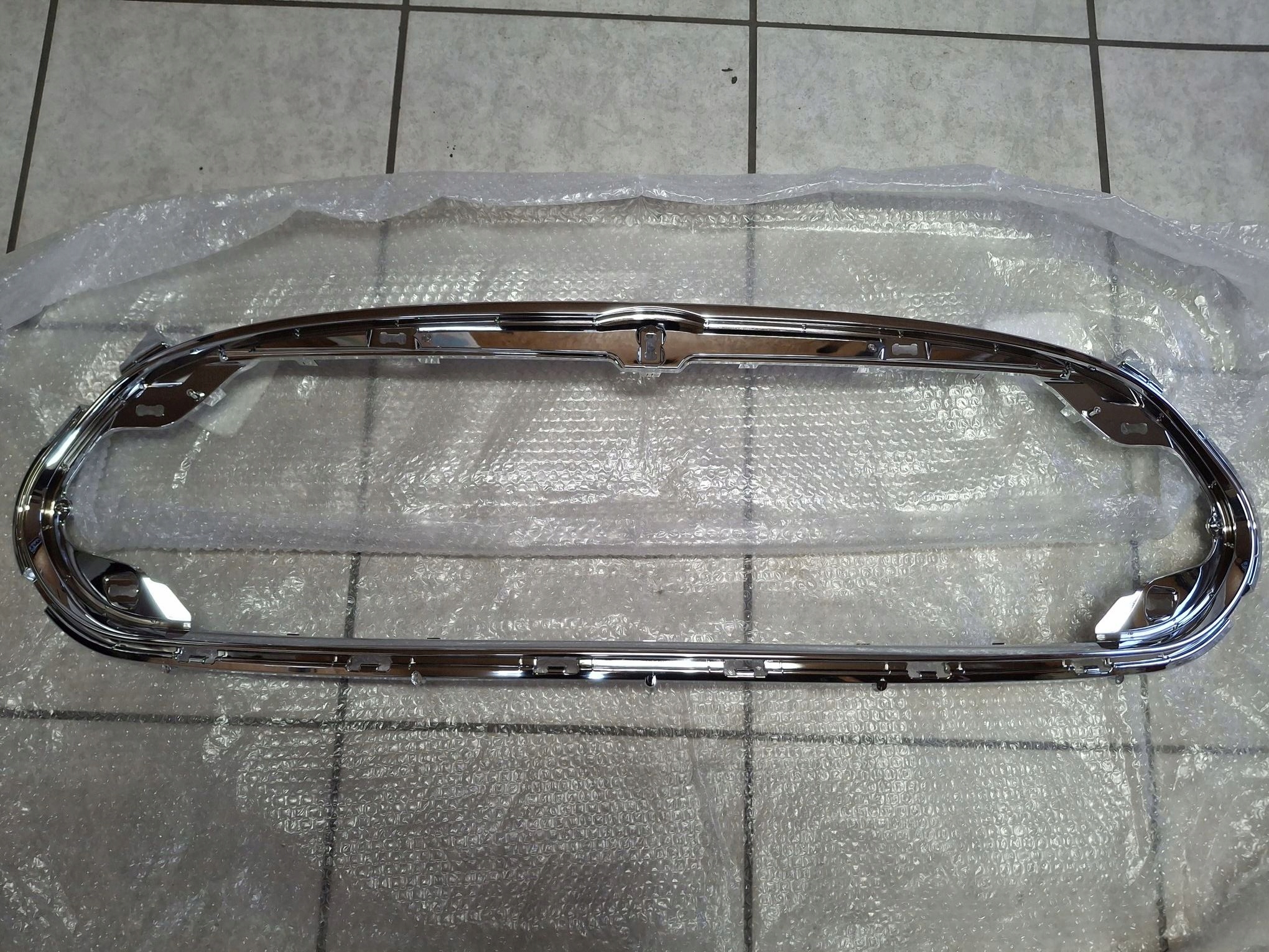CHROM RAHMEN GRILLA Grill TESLA MODEL S 2012R->